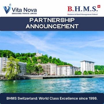 Thrilled to announce our strategic partnership with a leading international institute in Switzerland, ranked among the Top institutions for Hospitality & Leisure Management (QS Ranking)!
