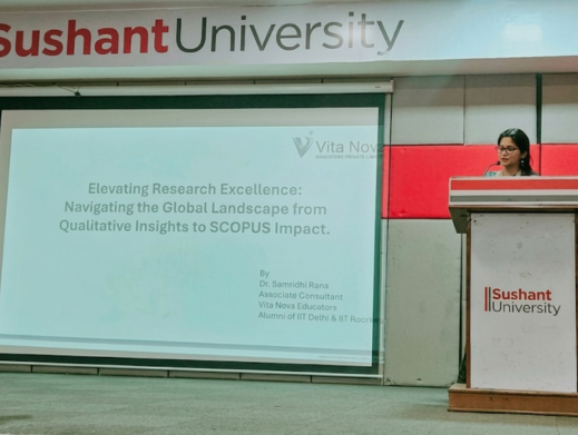 Advancing Academic Inquiry: Research Development Session at Sushant University